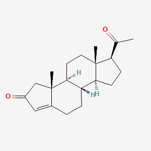 A-Norpregn-3(5)-ene-2,20-dione