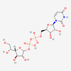 molecular formula C15H24N2O17P2 B1243571 UDP-D-galactofuranose 