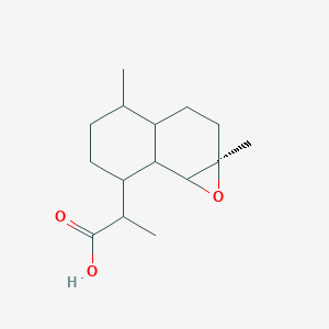 (alphaR,1aR,3aS,4R,7R,7aS,7bS)-Decahydro-alpha,1a,4-trimethylnaphth[1,2-b]oxirene-7-acetic acid