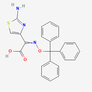 (z)-2-(2-Aminothiazole-4-yl-)-2-trityloxyimino acetic acid