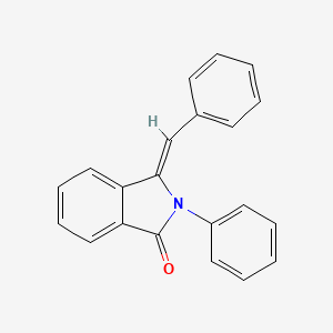 molecular formula C21H15NO B1243576 (Z)-2-Phenyl-3-benzylideneisoindoline-1-one 
