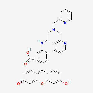 molecular formula C34H28N4O5 B1243583 ZnAF1;ZnAF 1 CAS No. 321859-09-0