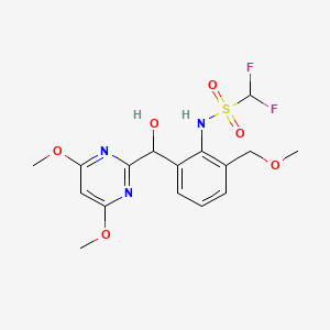 molecular formula C16H19F2N3O6S B1243591 Pyrimisulfan CAS No. 221205-90-9