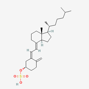 molecular formula C27H44O4S B1243599 Vitamin D3 sulfoconjugate 