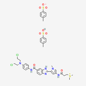 molecular formula C42H48Cl2N6O8S3 B1243625 Unii-9uku035ZD1 CAS No. 191788-37-1