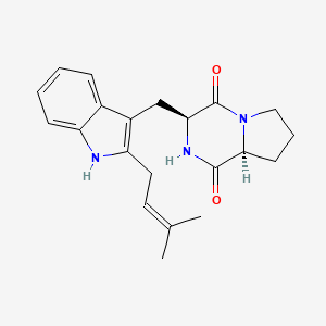 molecular formula C21H25N3O2 B1243626 Tryprostatin b 