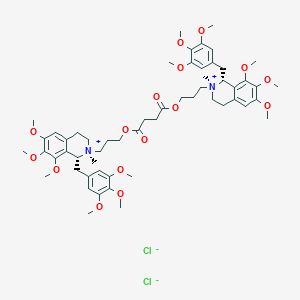 molecular formula C56H78Cl2N2O16 B1243632 (+/-)-Doxacurium chloride 