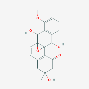 5,11,18-Trihydroxy-13-methoxy-5-methyl-19-oxapentacyclo[8.8.1.01,10.02,7.012,17]nonadeca-2(7),8,12(17),13,15-pentaen-3-one