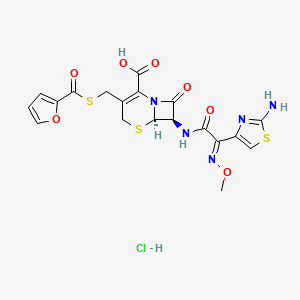 molecular formula C19H18ClN5O7S3 B1243634 Ceftiofur HCl 