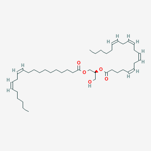 molecular formula C43H72O5 B1243641 DG(20:2(11Z,14Z)/20:4(5Z,8Z,11Z,14Z)/0:0) 
