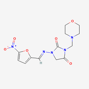 molecular formula C13H15N5O6 B1243647 Nifurfoline CAS No. 3363-58-4
