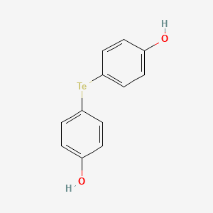 molecular formula C12H10O2Te B1243654 Phenol, 4,4'-tellurobis- CAS No. 144381-99-7