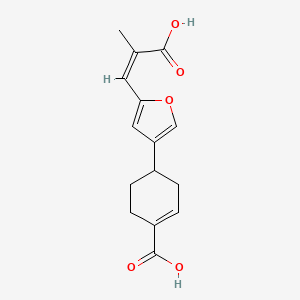 molecular formula C15H16O5 B1243664 Niduloic acid 