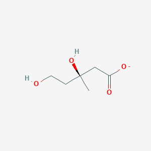 molecular formula C6H11O4- B1243669 (S)-Mevalonate 