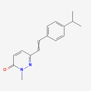 6-[2-(4-Isopropylphenyl)ethenyl]-2-methylpyridazin-3-one