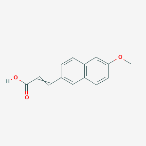 3-(6-methoxynaphthalen-2-yl)prop-2-enoic acid