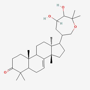 (10R,13S,14S)-17-(5,6-dihydroxy-7,7-dimethyloxepan-3-yl)-4,4,10,13,14-pentamethyl-1,2,5,6,9,11,12,15,16,17-decahydrocyclopenta[a]phenanthren-3-one