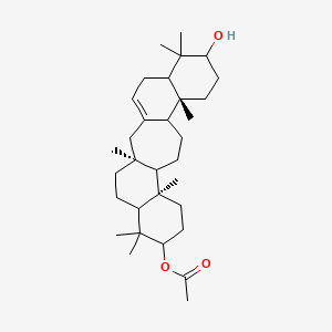 21-epi-Serratenediol 3-acetate; 21beta-Hydroxyserrat-14-en-3beta-yl acetate