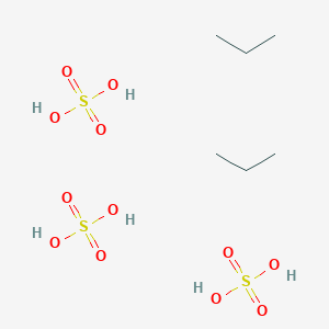 molecular formula C6H22O12S3 B12436850 Propane;sulfuric acid 