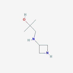 1-[(Azetidin-3-YL)amino]-2-methylpropan-2-OL