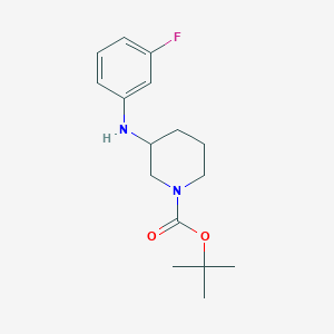 molecular formula C16H23FN2O2 B12436910 1-Boc-3-(3-fluoro-phenylamino)-piperidine CAS No. 887584-77-2