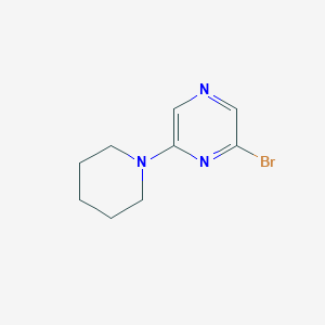 2-Bromo-6-(piperidin-1-yl)pyrazine