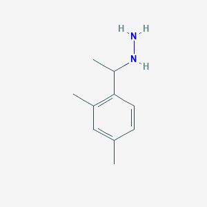 [1-(2,4-Dimethylphenyl)ethyl]hydrazine