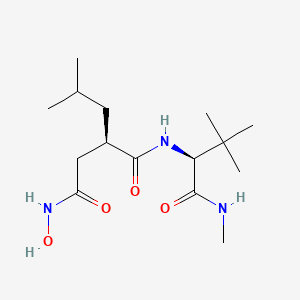 (R)-N1-((S)-3,3-dimethyl-1-(methylamino)-1-oxobutan-2-yl)-N4-hydroxy-2-isobutylsuccinamide