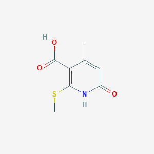 4-Methyl-2-(methylthio)-6-oxo-1,6-dihydropyridine-3-carboxylic acid