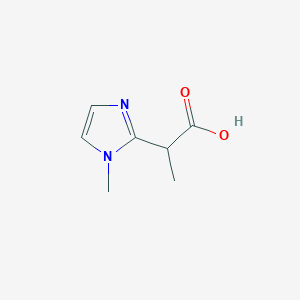 2-(1-methyl-1H-imidazol-2-yl)propanoic acid