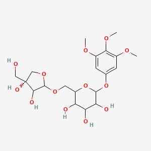 molecular formula C20H30O13 B12437057 3,4,5-Trimethoxyphenyl 6-O-D-apio-beta-D-furanosyl-beta-D-glucopyranoside 