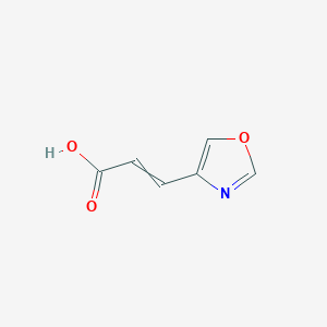 3-(1,3-Oxazol-4-yl)prop-2-enoic acid