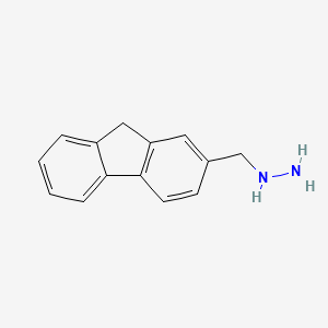 ((9H-Fluoren-2-yl)methyl)hydrazine