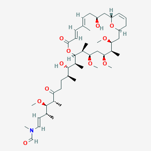 molecular formula C45H75NO11 B1243709 scytophycin C 