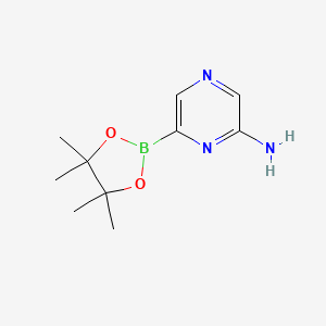 6-(4,4,5,5-Tetramethyl-1,3,2-dioxaborolan-2-YL)pyrazin-2-amine