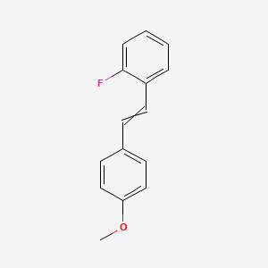 1-Fluoro-2-[2-(4-methoxyphenyl)ethenyl]benzene