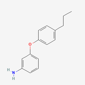 molecular formula C15H17NO B12437131 3-(4-Propyl-phenoxy)-phenylamine CAS No. 887579-65-9