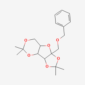 4,4,11,11-Tetramethyl-6-(phenylmethoxymethyl)-3,5,7,10,12-pentaoxatricyclo[6.4.0.02,6]dodecane