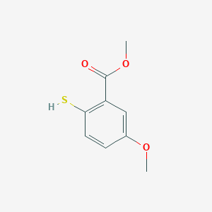 molecular formula C9H10O3S B12437136 Methyl 2-mercapto-5-methoxybenzoate 