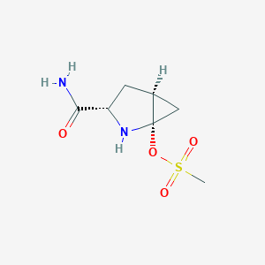 (1S,3S,5S)-3-Carbamoyl-2-azabicyclo[3.1.0]hexan-1-YL methanesulfonate