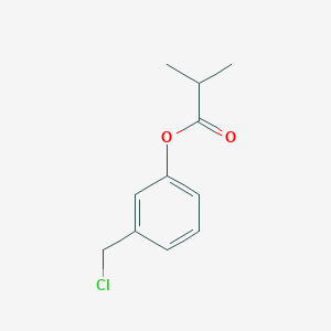 3-(Chloromethyl)phenyl 2-methylpropanoate