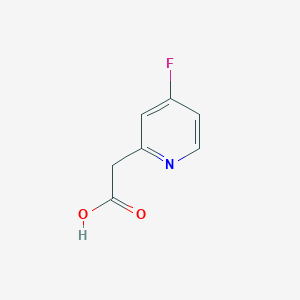 molecular formula C7H6FNO2 B12437172 2-(4-Fluoropyridin-2-yl)acetic acid CAS No. 1000530-31-3