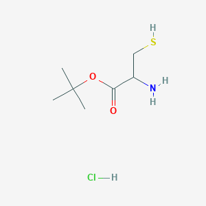 molecular formula C7H16ClNO2S B12437187 Tert-butyl 2-amino-3-sulfanylpropanoate hydrochloride 