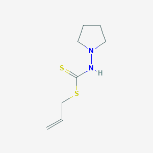 molecular formula C8H14N2S2 B12437219 Pyrrolidinodithiocarbamicacidallylester 