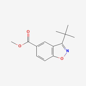 Methyl 3-(tert-butyl)benzo[d]isoxazole-5-carboxylate