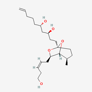molecular formula C22H38O5 B1243723 Attenol B 