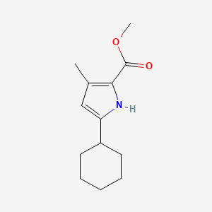 Methyl 5-cyclohexyl-3-methyl-1H-pyrrole-2-carboxylate