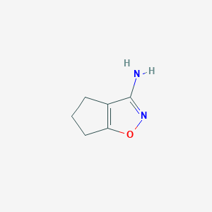 molecular formula C6H8N2O B12437286 4H,5H,6H-Cyclopenta[d][1,2]oxazol-3-amine 