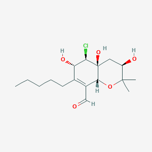 molecular formula C17H27ClO5 B1243729 Cytosporin B 