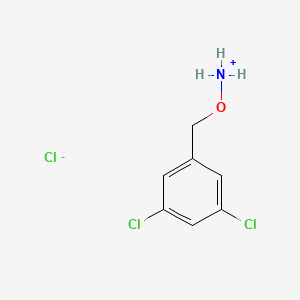 molecular formula C7H8Cl3NO B12437304 [(3,5-Dichlorophenyl)methoxy]azanium chloride 